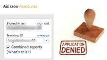 Rejected from the Amazon Affiliate Program