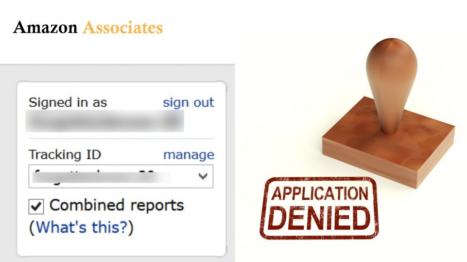 Rejected from the Amazon Affiliate Program